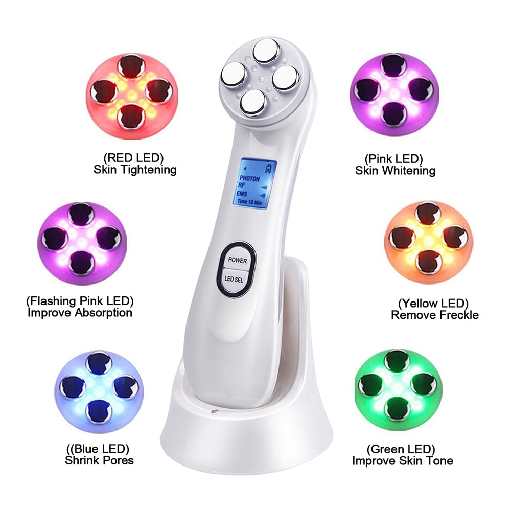 Mesotherapy Electroporation RF Radio Frequency Facial Beauty Device